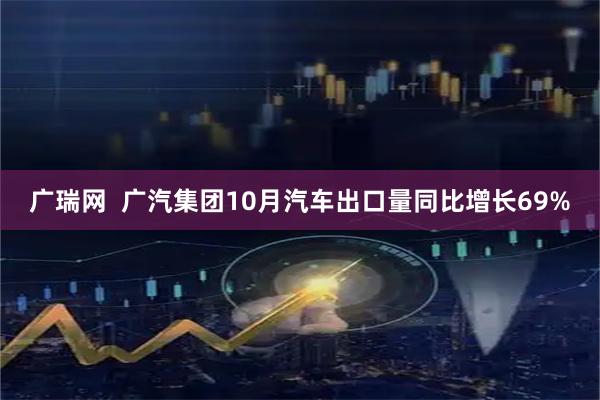广瑞网 广汽集团10月汽车出口量同比增长69%